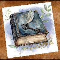 Brillenputztuch Altes Buch Bedrucktes Mikrofasertuch Für Brillen Sonnenbrille Display Handy Geschenk Freundin Geburtstag Leseratte #al34 von ArtfulWipes
