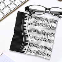 Brillenputztuch Bedrucktes Mikrofasertuch Für Sonnenbrille Tuch Display Geschenk Musiker Mitbringsel Musiklehrer Gutschein Klavier #mc1 von ArtfulWipes