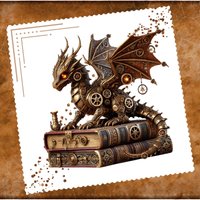 Brillenputztuch Steampunk Drachen Ausgefallenes Geschenk Bedrucktes Mikrofasertuch Für Brillen Tuch Displays #fa21 von ArtfulWipes