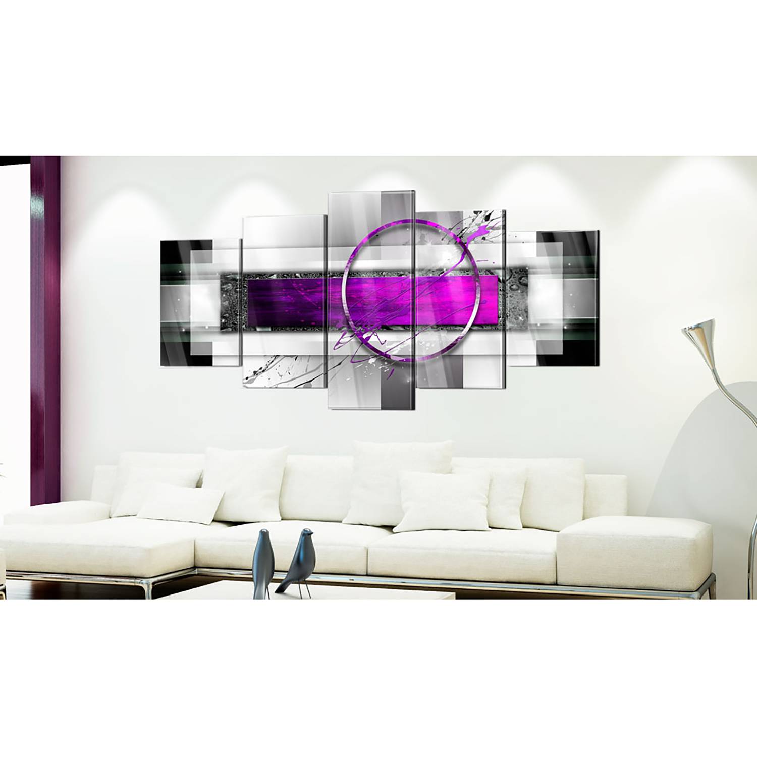 Acrylglasbild Violet Rim von Artgeist