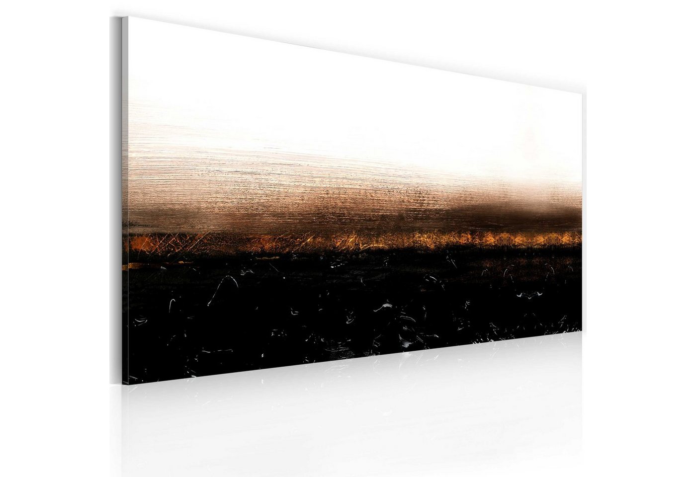 Artgeist Leinwandbild Black soil (Abstraction) von Artgeist