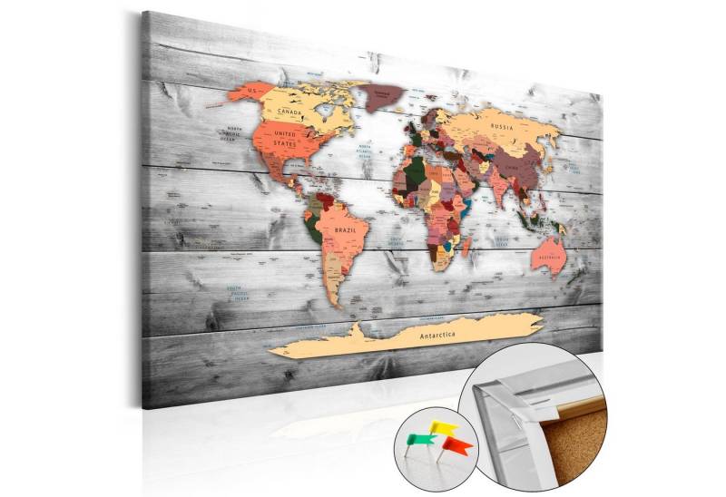 Artgeist Pinnwand Direction World [Cork Map] von Artgeist