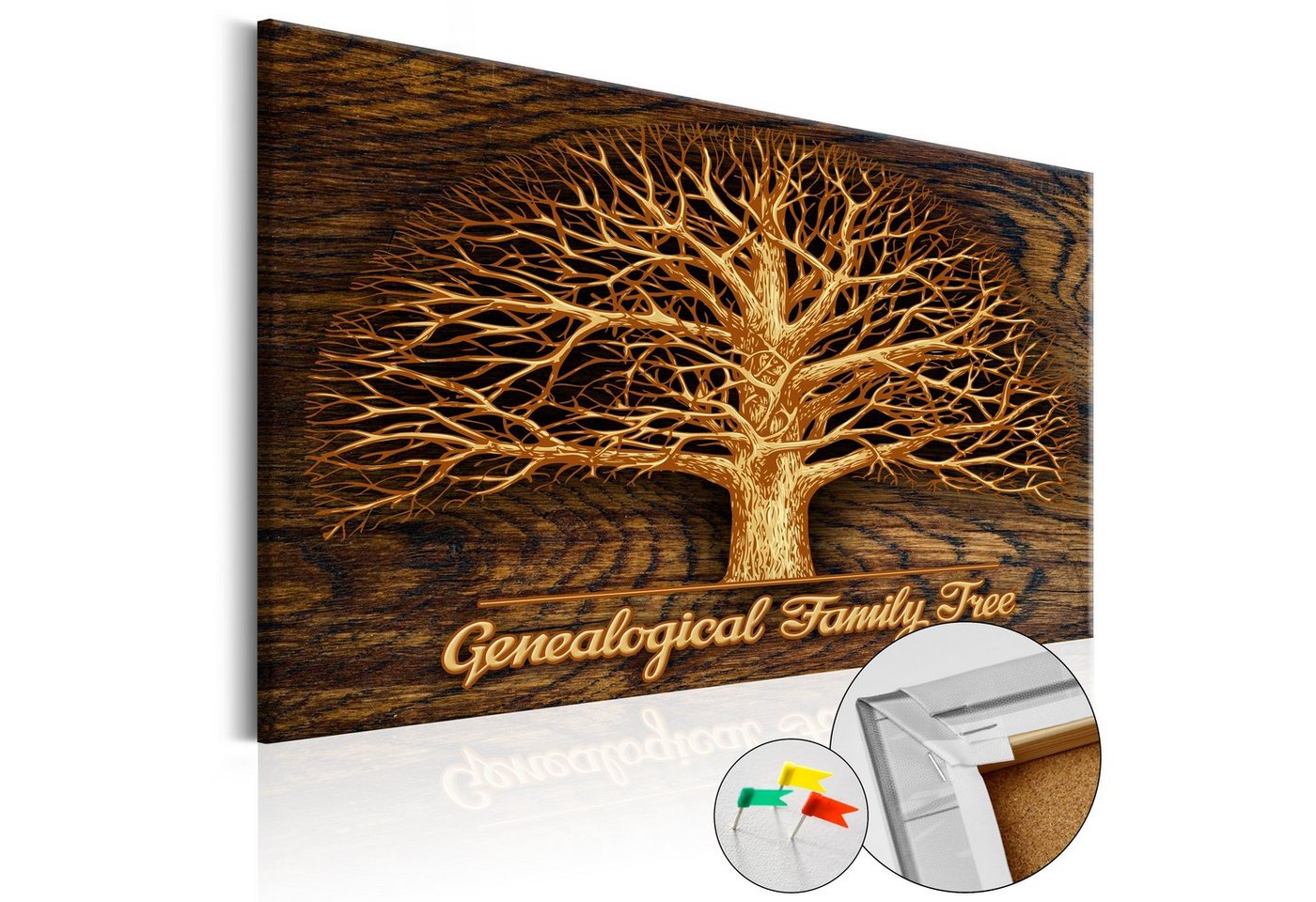 Artgeist Pinnwand Family Tree [Corkboard] von Artgeist