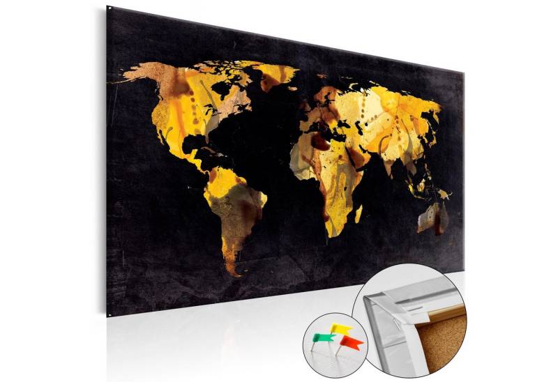 Artgeist Pinnwand If the World were a desert... [Cork Map] von Artgeist