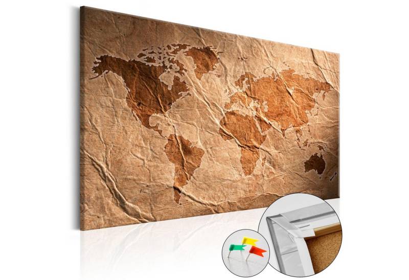 Artgeist Pinnwand Paper Map [Cork Map] von Artgeist