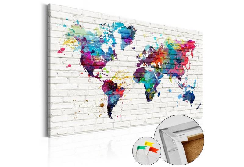 Artgeist Pinnwand Walls of the World [Cork Map] von Artgeist