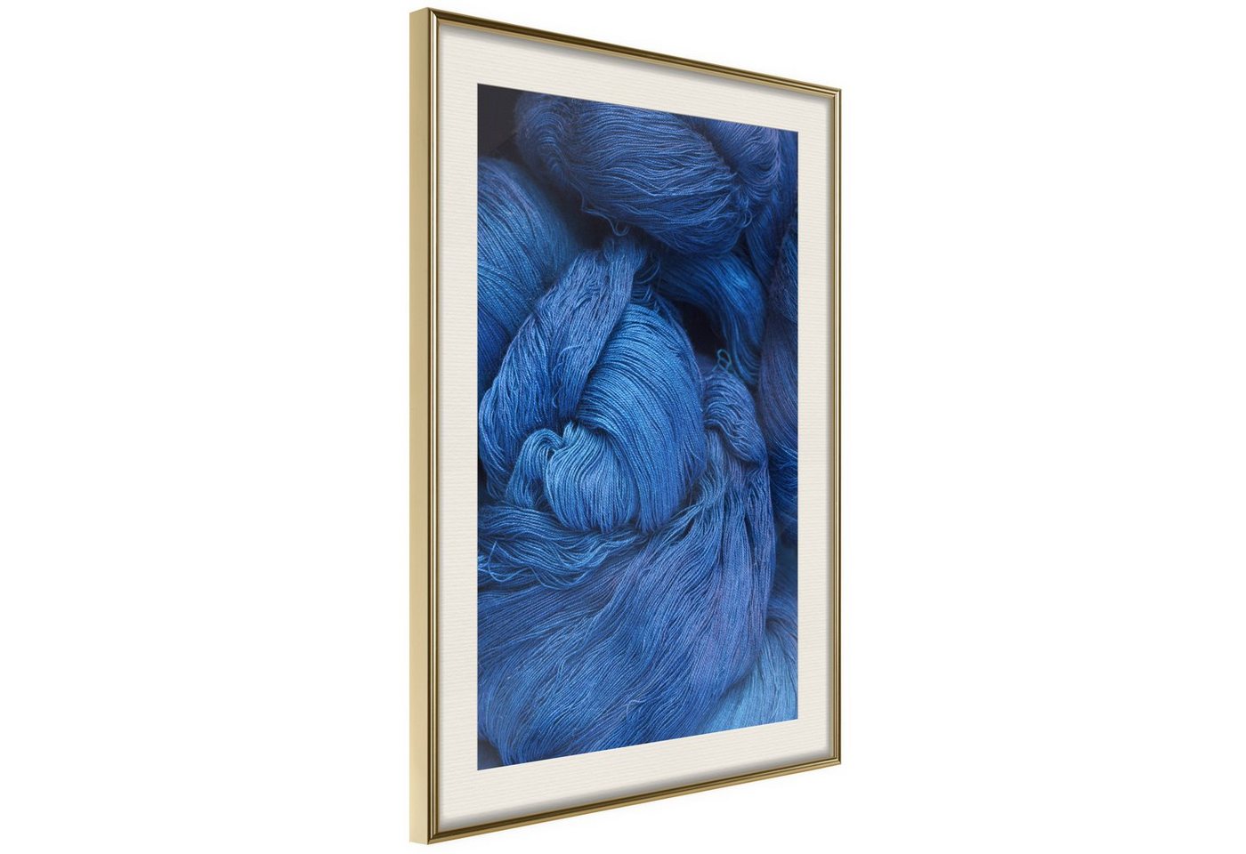 Artgeist Poster Blue Worsted von Artgeist