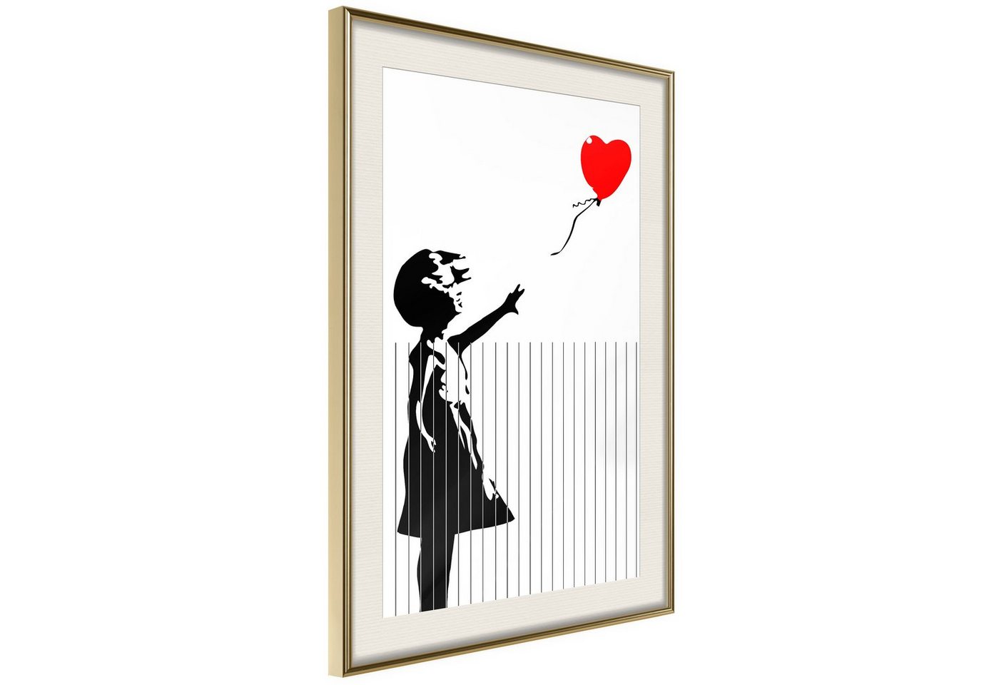 Artgeist Poster Cut Banksy [] von Artgeist