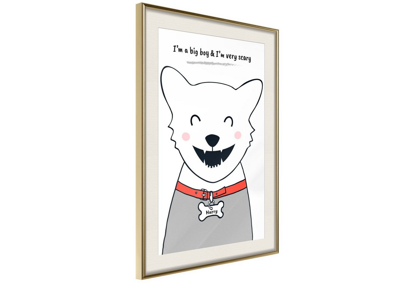 Artgeist Poster Doggy Harry [] von Artgeist