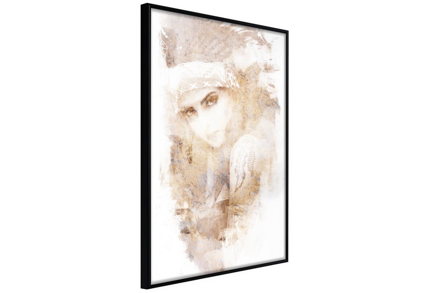 Artgeist Poster Ethnic Look (Beige) [] von Artgeist