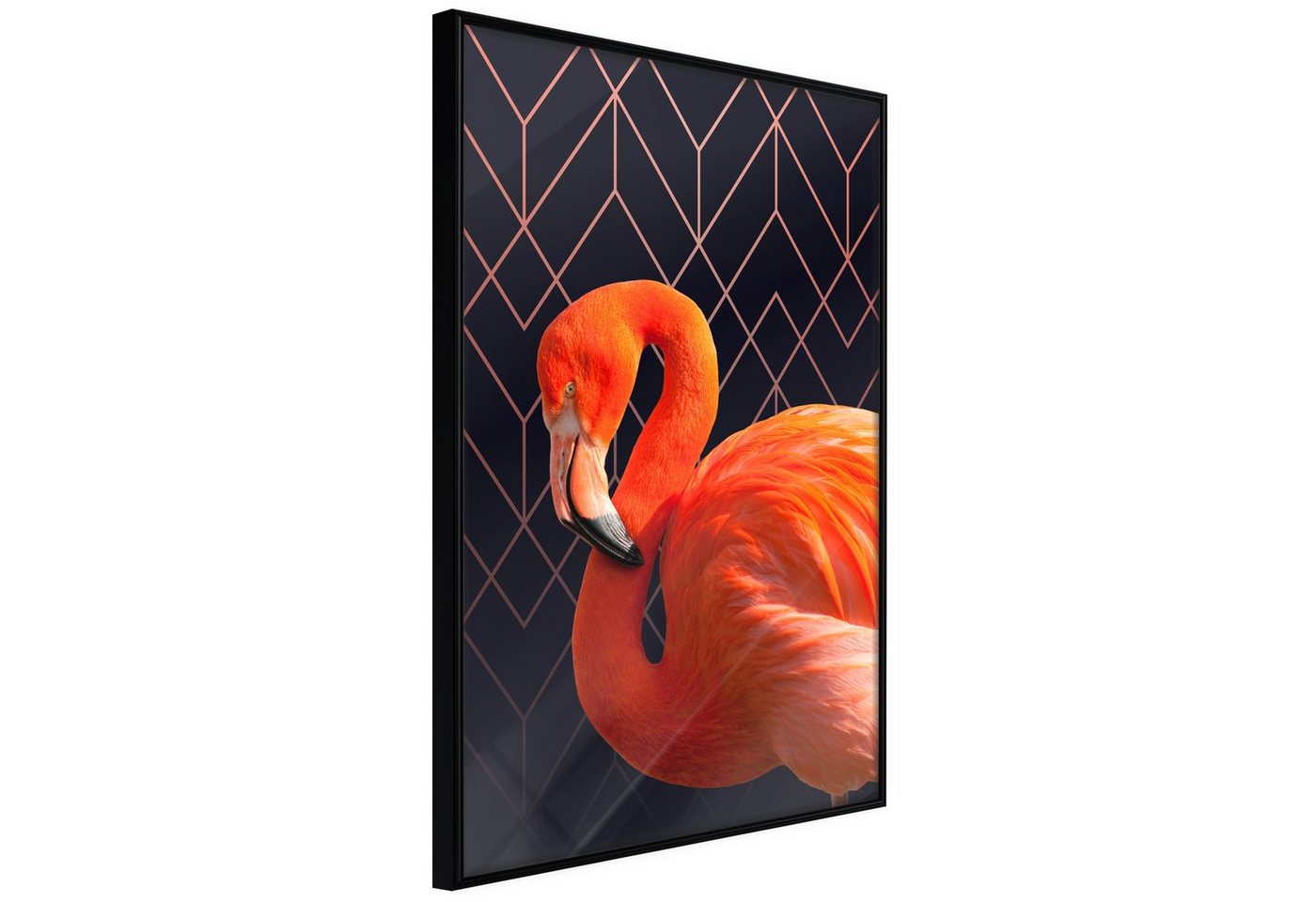 Artgeist Poster Flamingo Solo [] von Artgeist