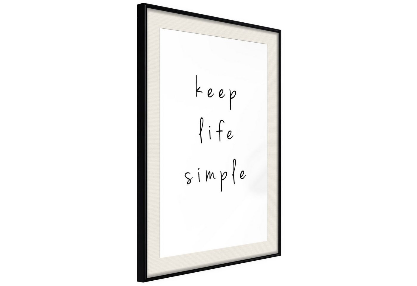 Artgeist Poster Keep Life Simple [] von Artgeist