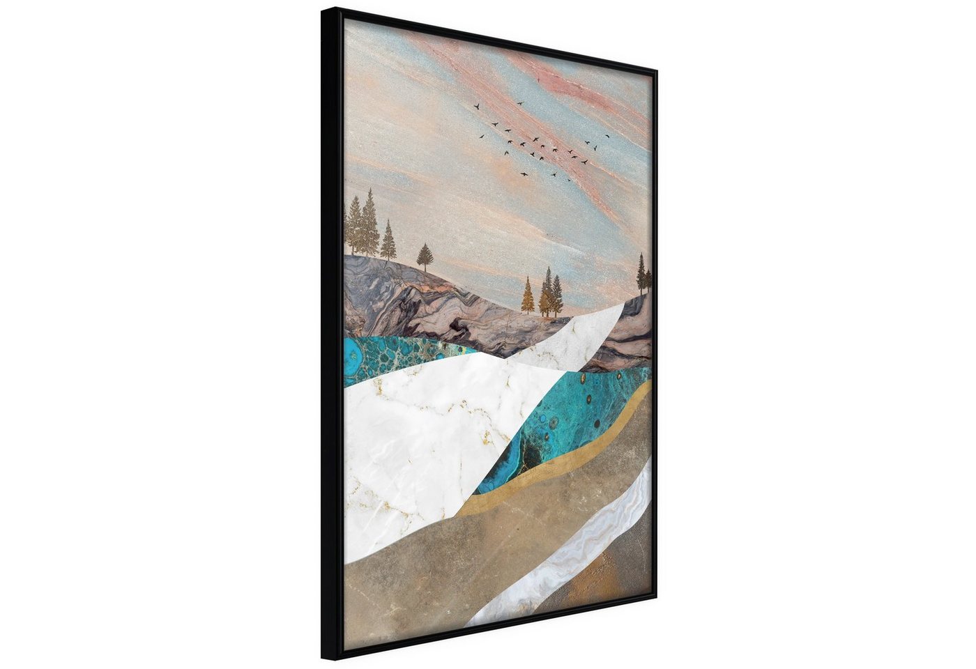 Artgeist Poster Mountains and Valleys [] von Artgeist