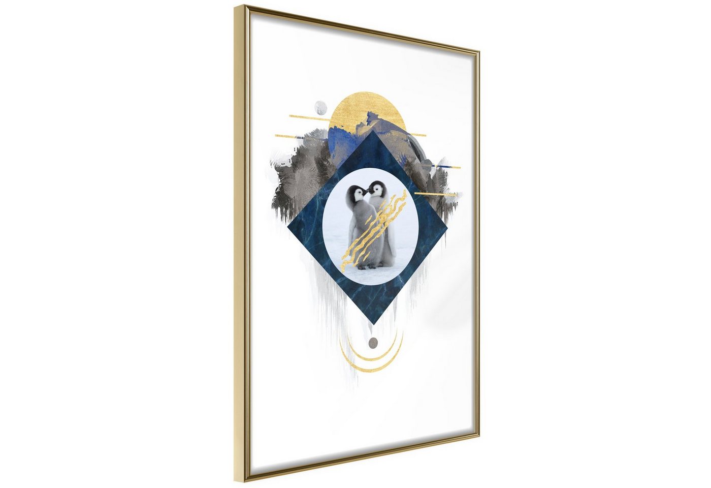 Artgeist Poster Penguin Couple [] von Artgeist