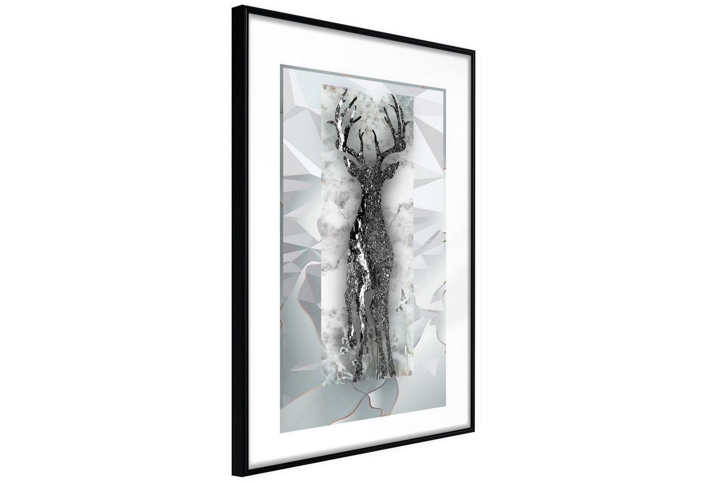 Artgeist Poster Silver Deer von Artgeist