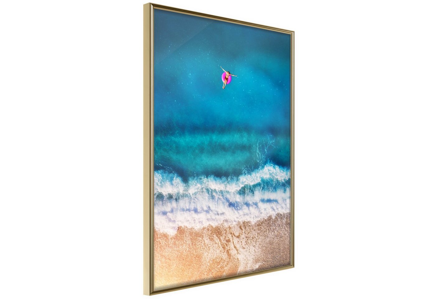 Artgeist Poster Swimming In The Sea von Artgeist