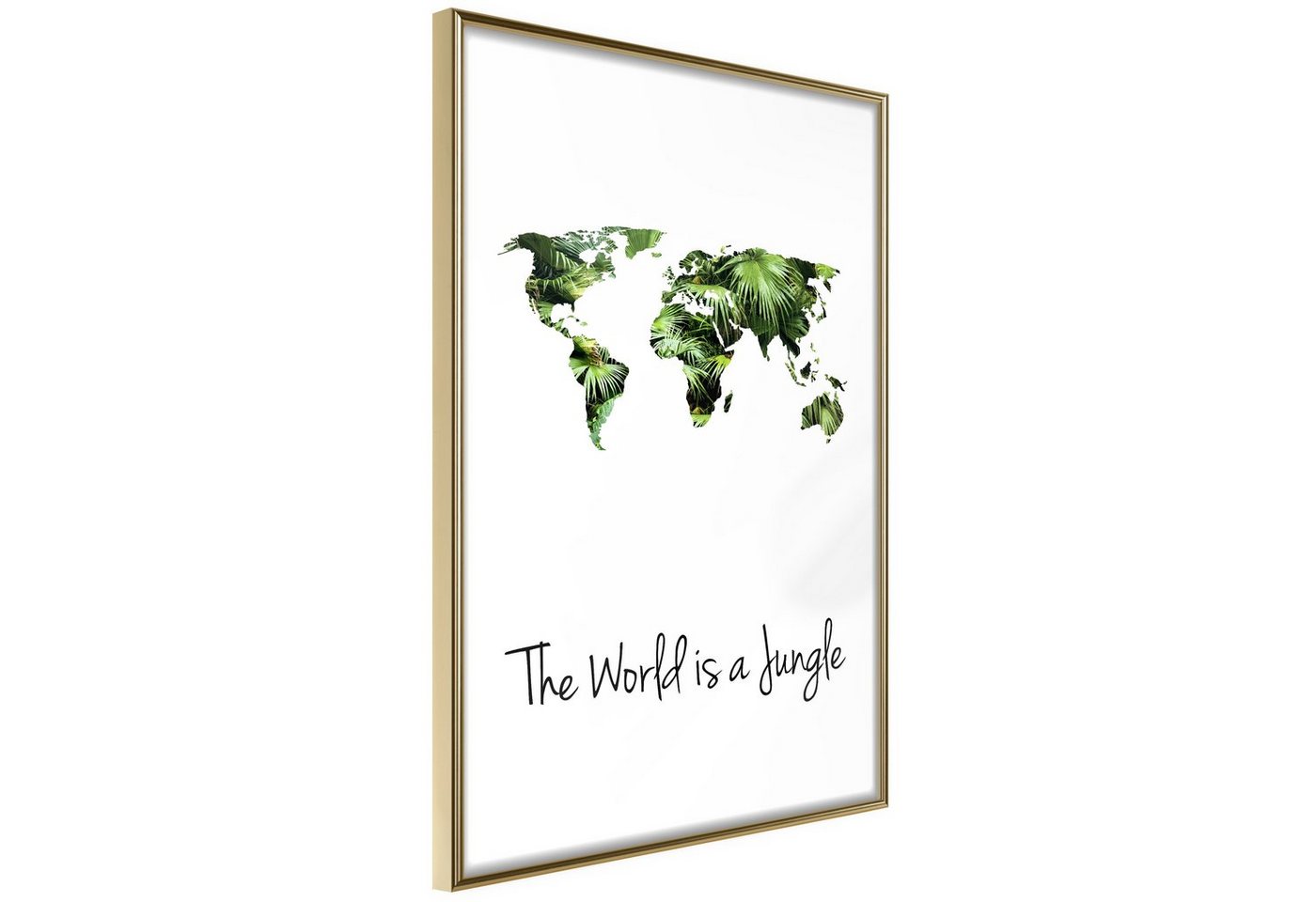 Artgeist Poster The World Is a Jungle von Artgeist