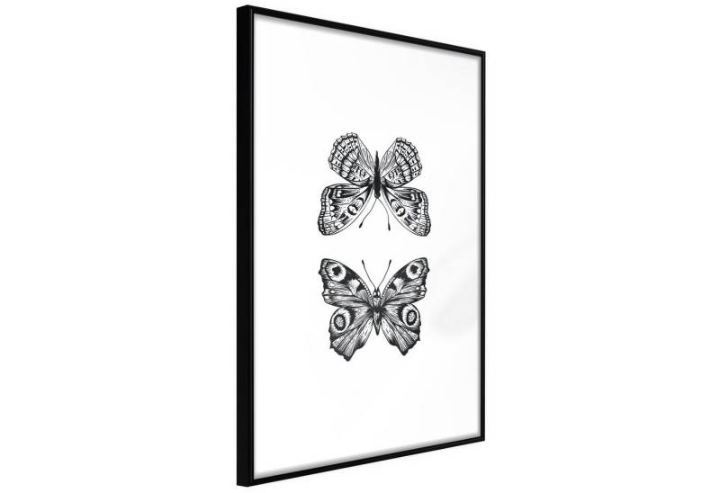 Artgeist Poster Two Butterflies von Artgeist