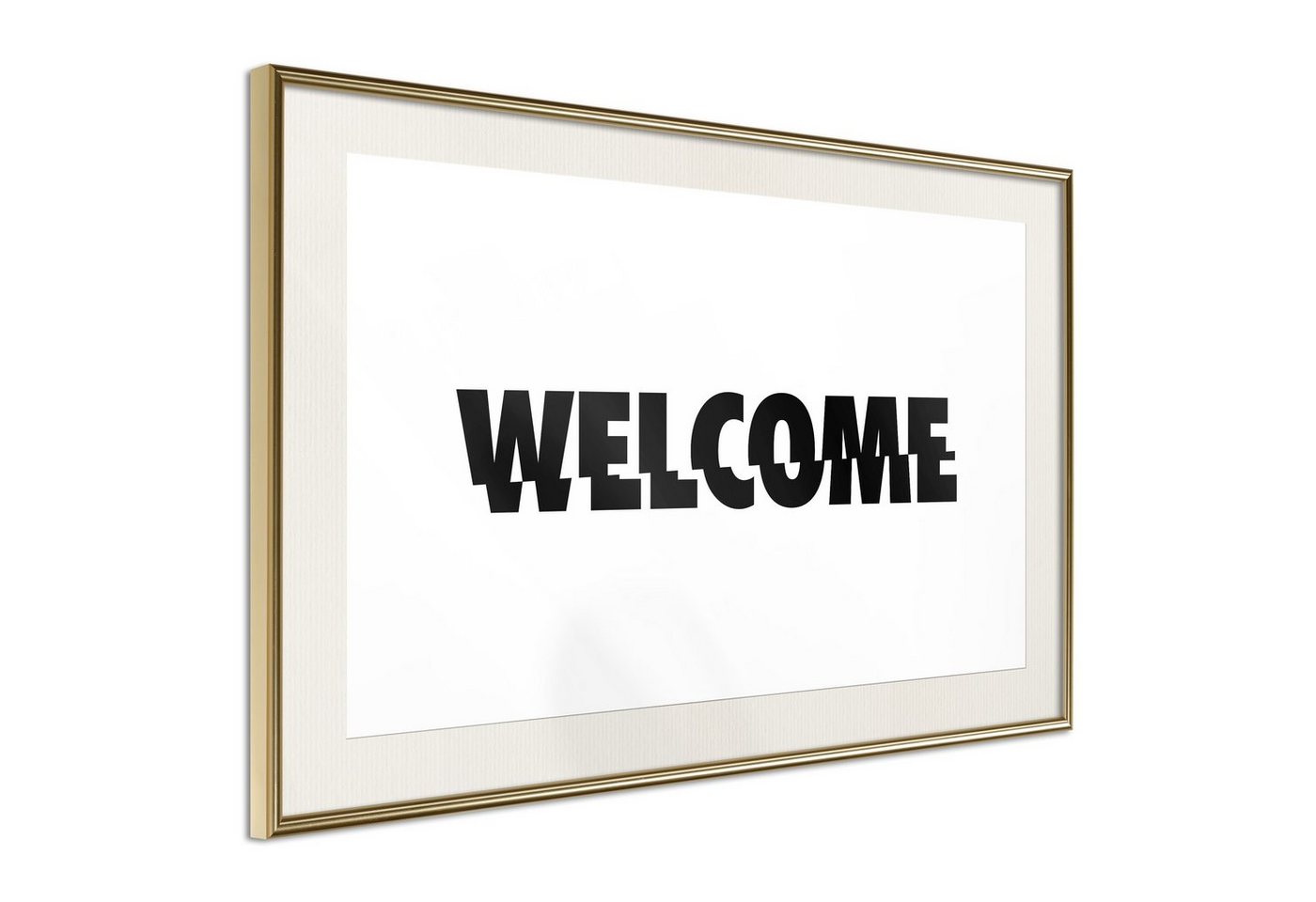 Artgeist Poster Welcome Artgeist Poster Welcome von Artgeist