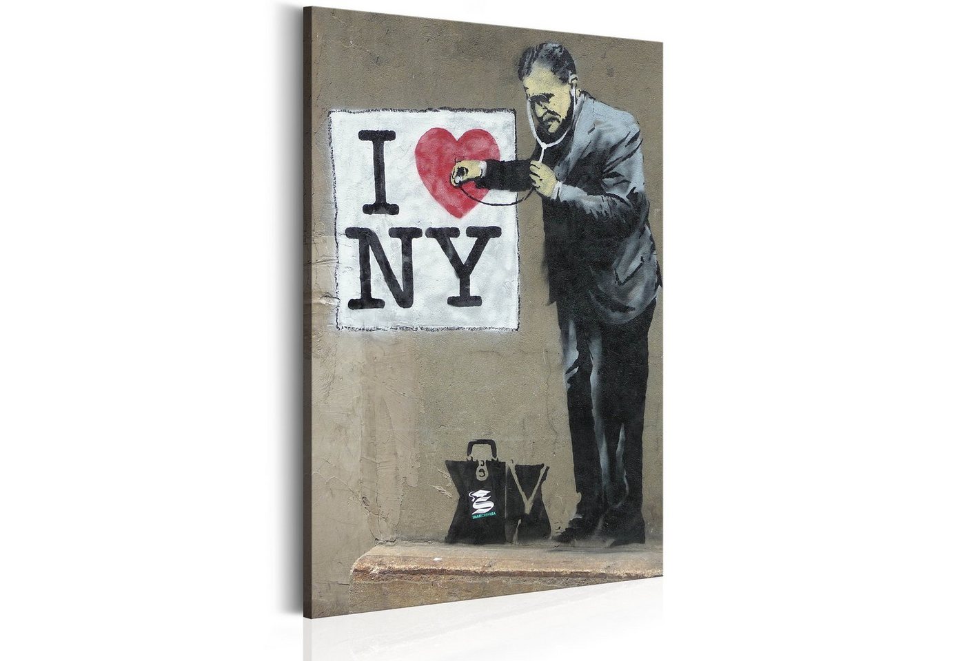 Artgeist Wandbild I Love New York by Banksy von Artgeist