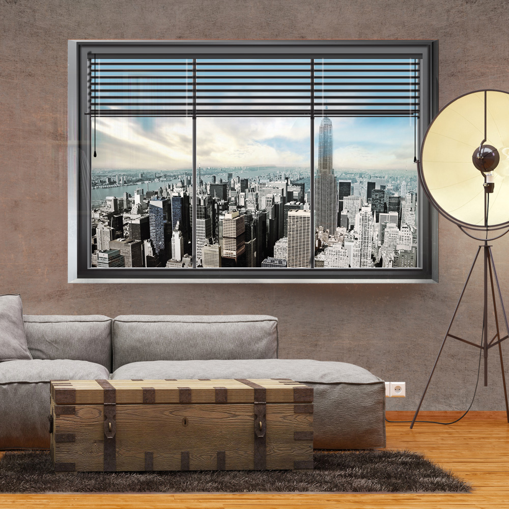 Fototapete - New York Fenster von Artgeist