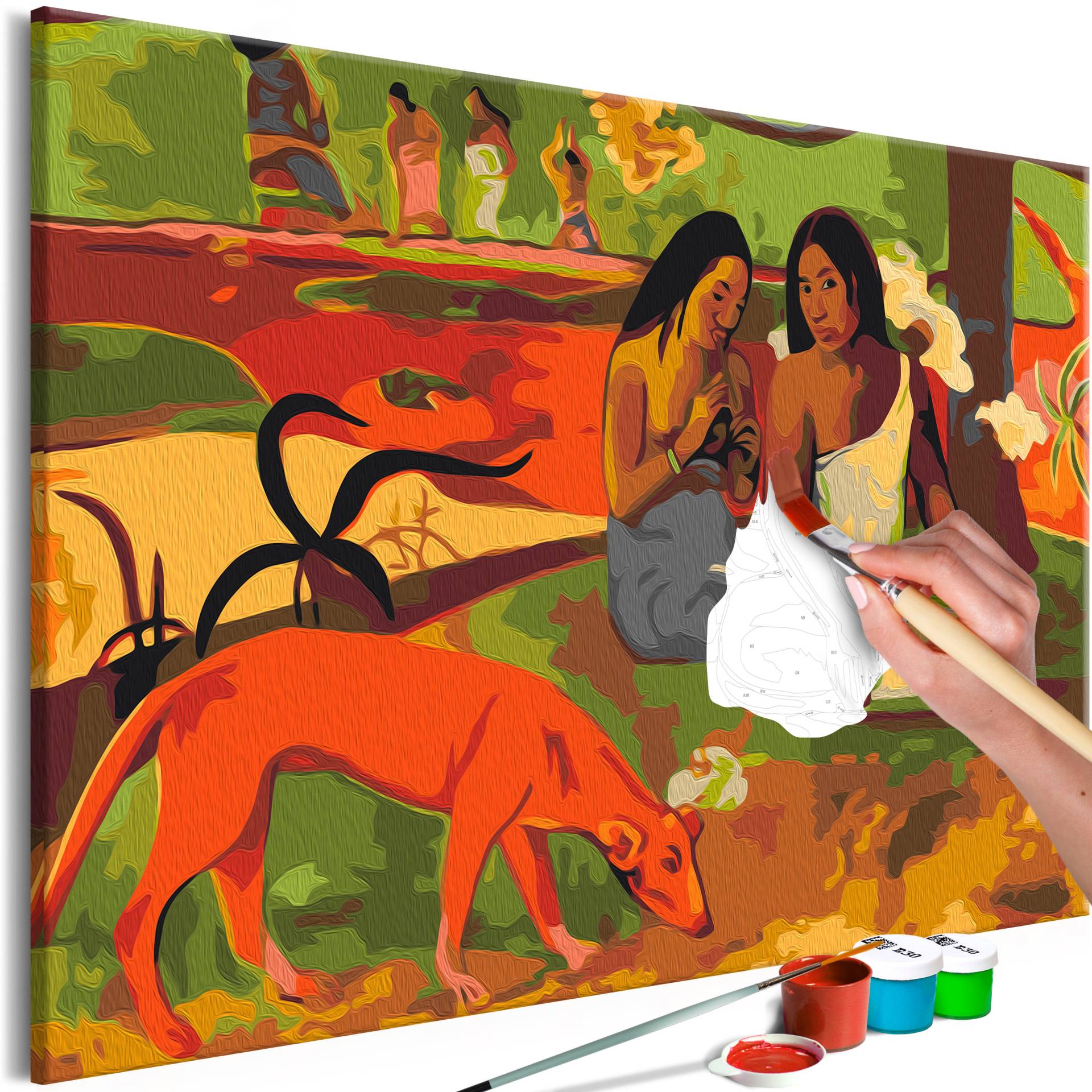 Malen nach Zahlen - Gauguin's Arearea von Artgeist