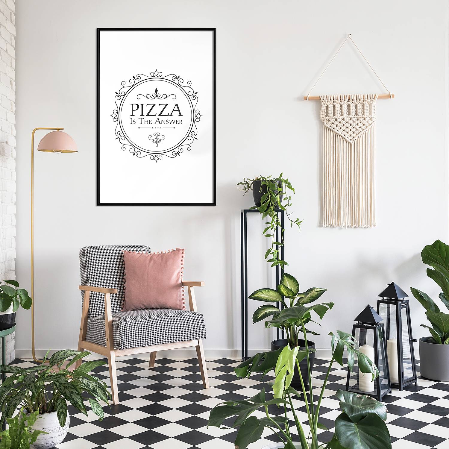 Poster Pizza is the Answer von Artgeist