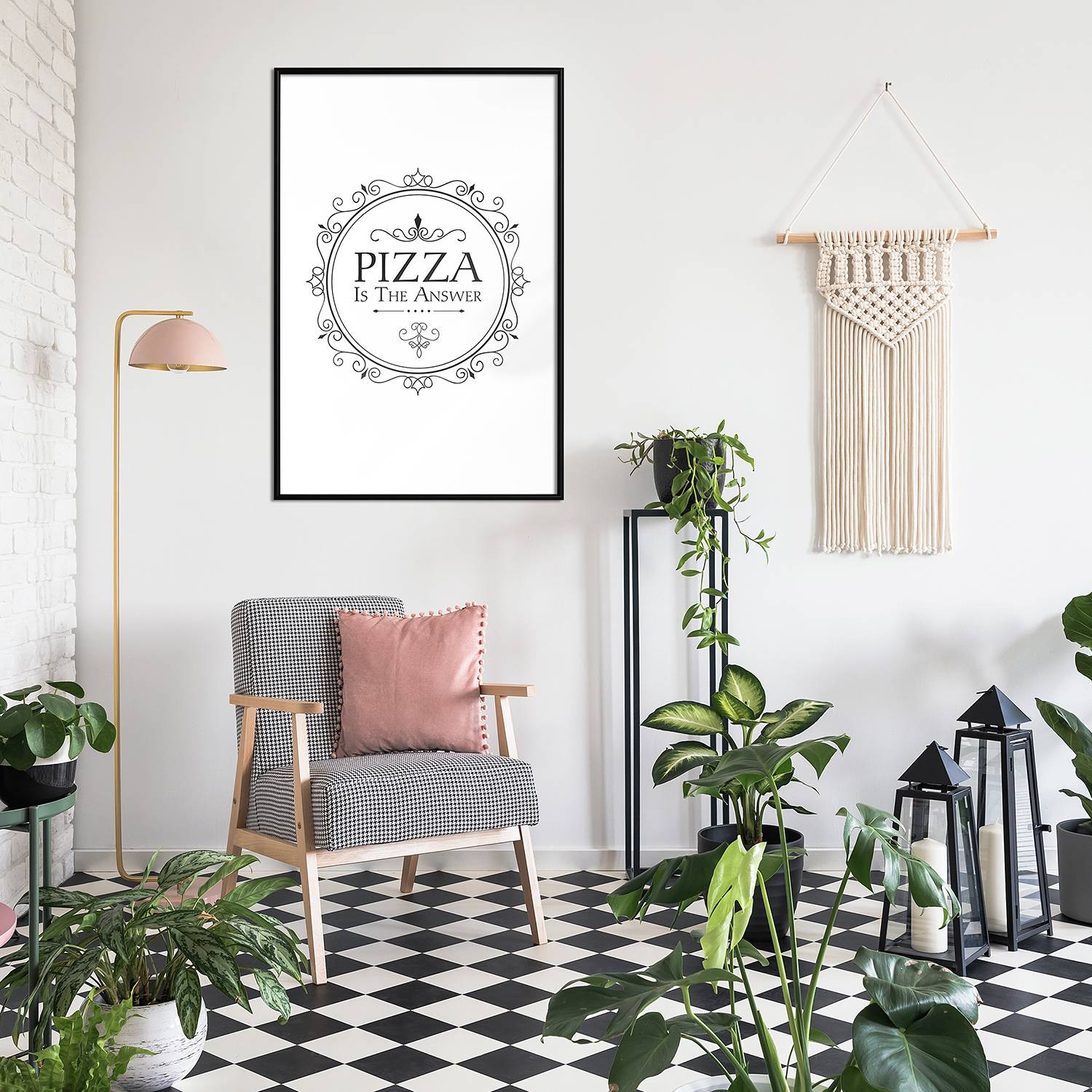 Poster Pizza is the Answer von Artgeist