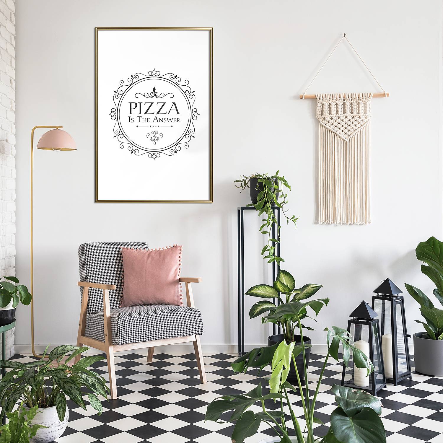 Poster Pizza is the Answer von Artgeist