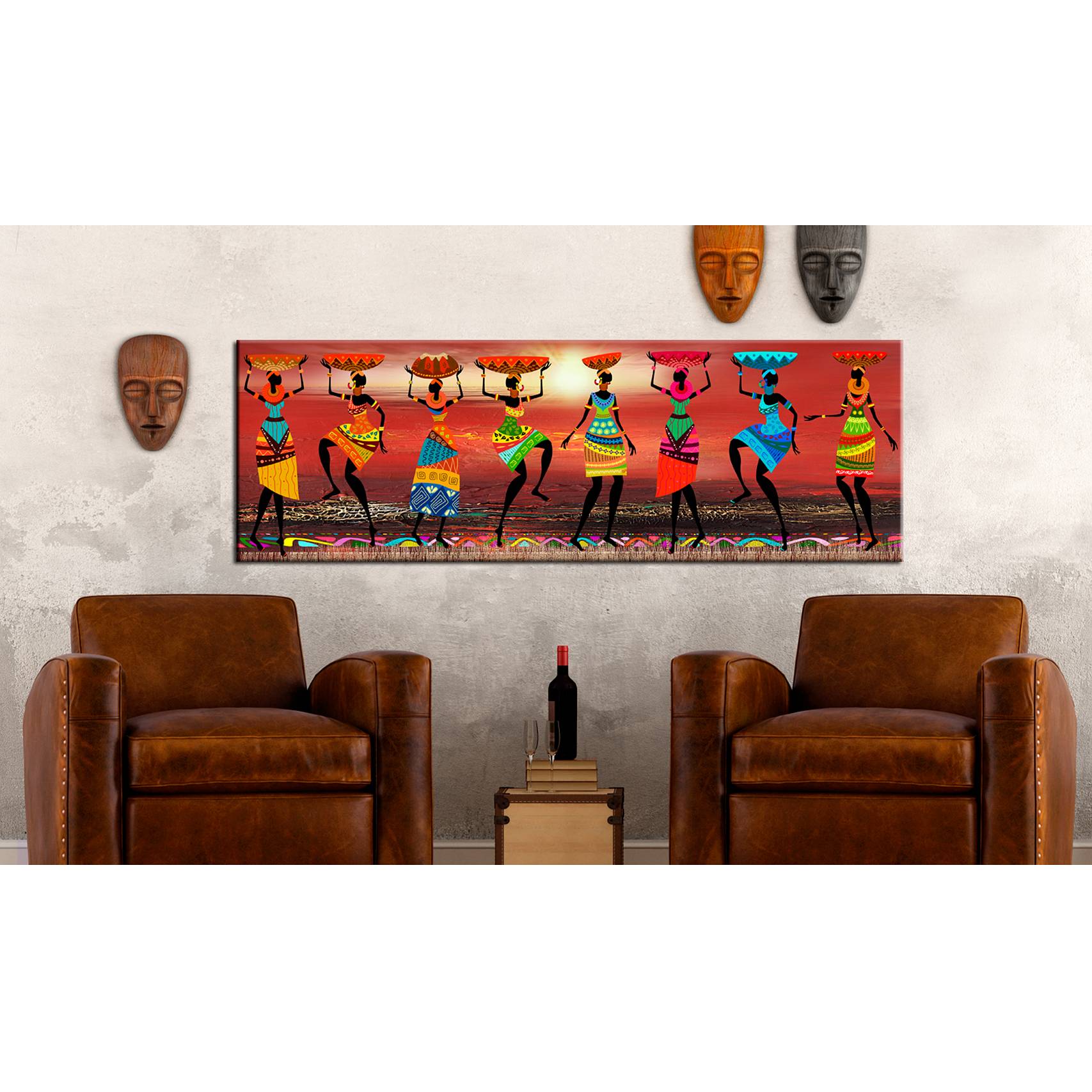 Wandbild African Women Dancing von Artgeist