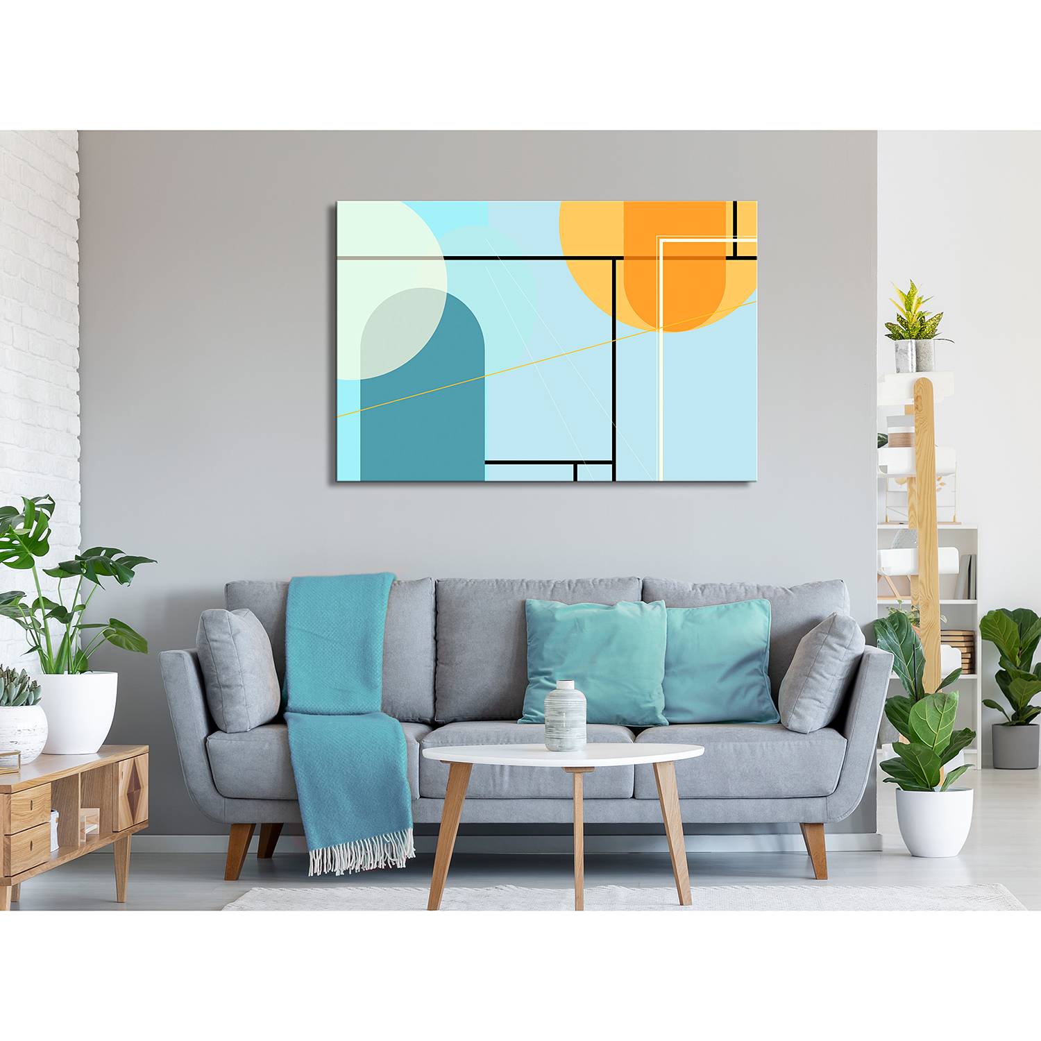 Wandbild Arranged Ocean von Artgeist