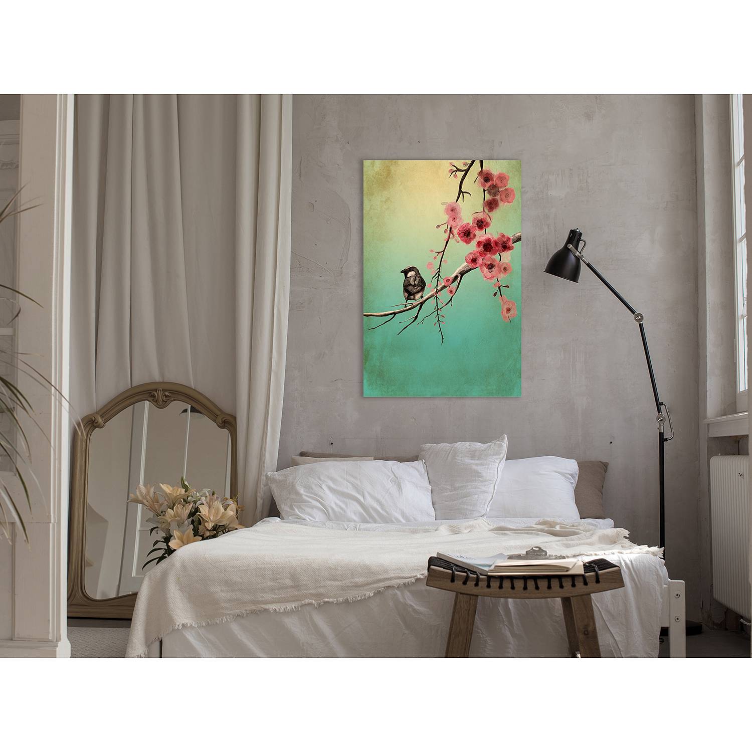 Wandbild Cherry Flowers von Artgeist