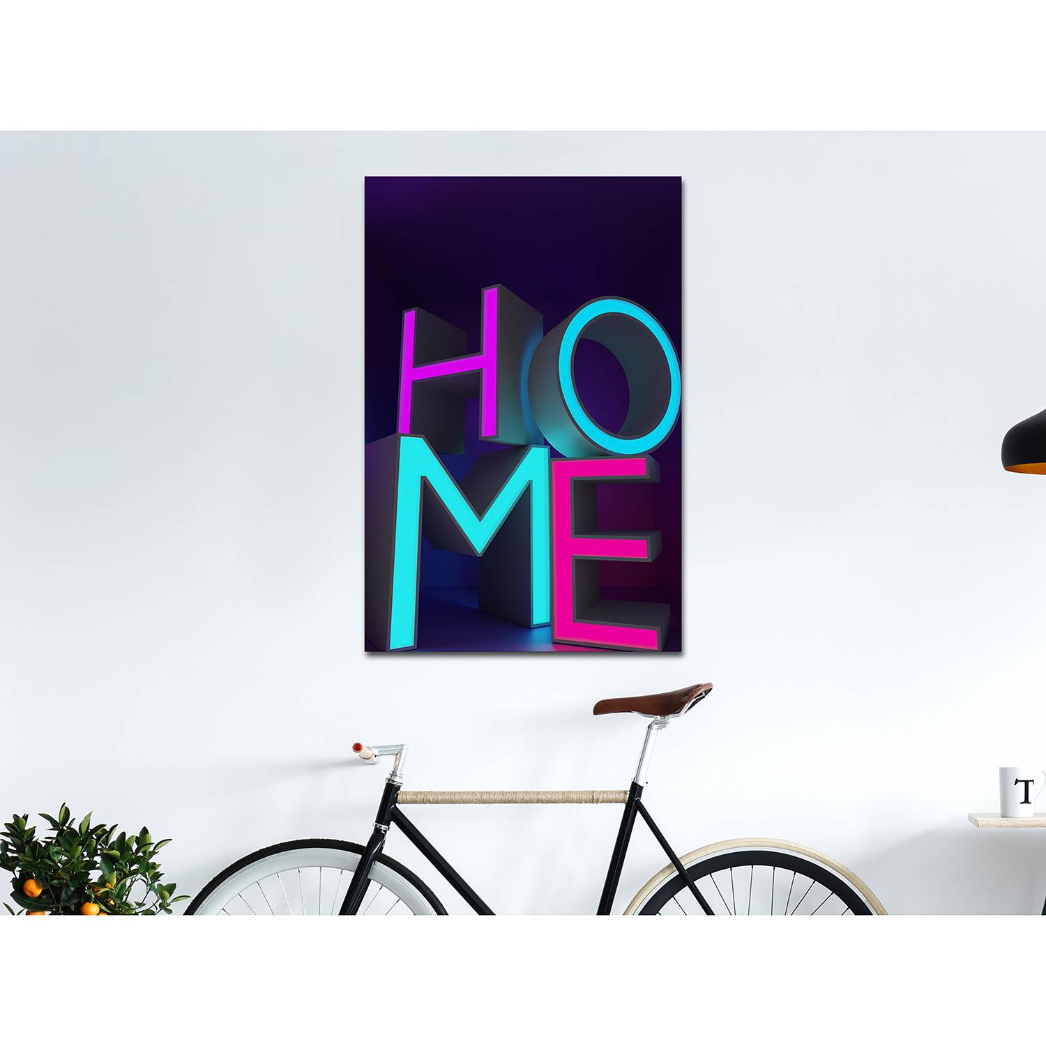 Wandbild Home Neon von Artgeist
