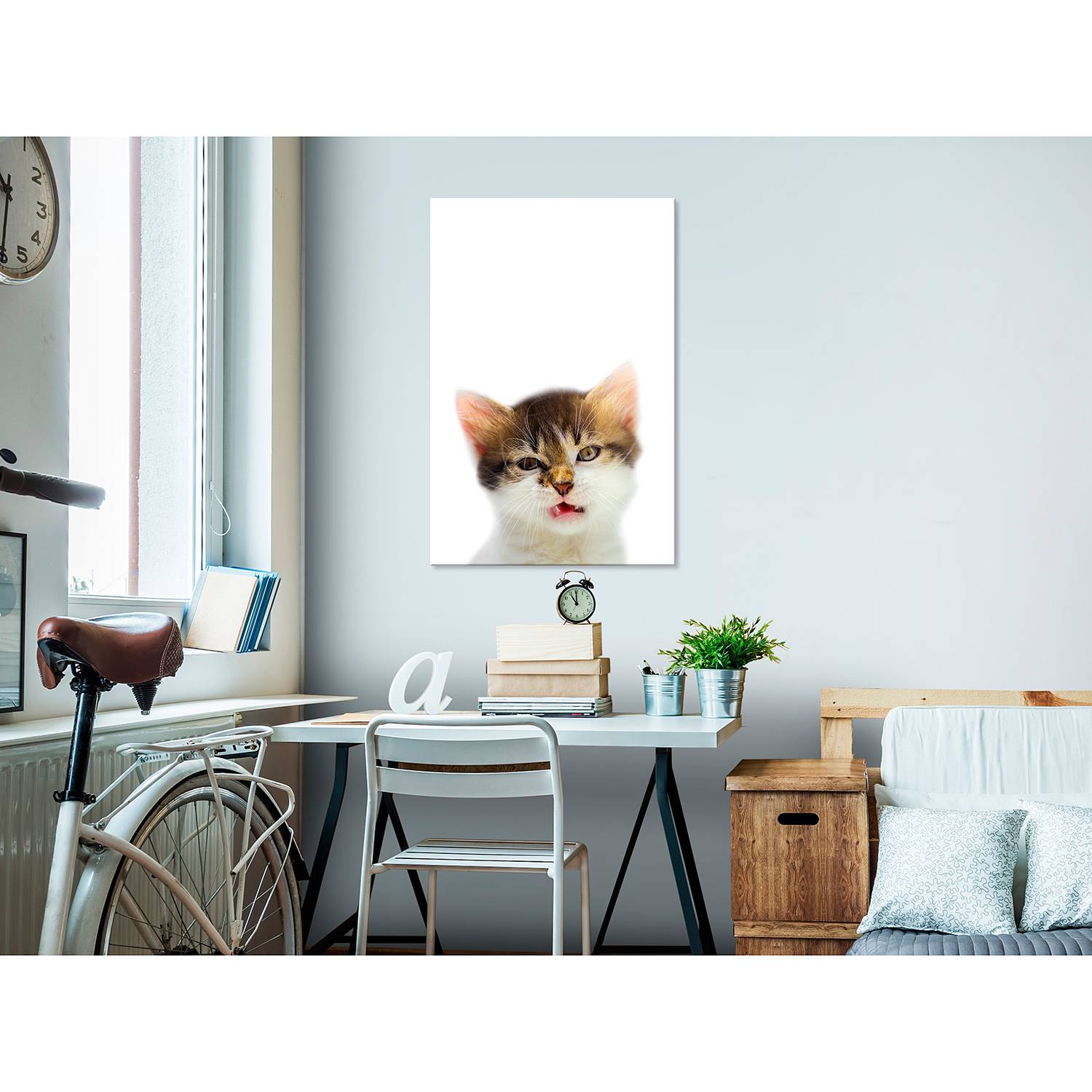 Wandbild Vexed Cat von Artgeist