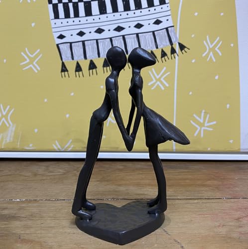 Artgenius Romantisches Paar Skulptur aus gegossener Bronze, Liebesfigur und Statue aus Metall Artgenius Romantisches Paar Skulptur aus gegossener Bronze, Liebesfigur und Statue aus Metall von Artgenius