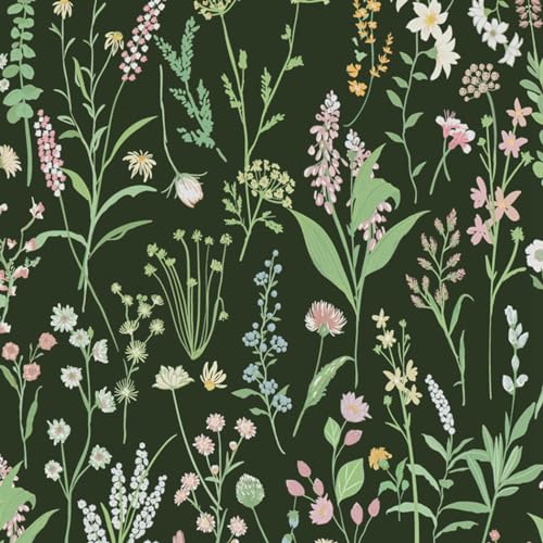 Arthome Klebefolie Abziehen und Aufkleben Florale Boho Tapete, Weinlese Vinyl Folie Selbstklebende, Wasserdichtes Möbelfolie für Startseite Küche, 44cmx3m Wandverkleidung Arthome Klebefolie Abziehen und Aufkleben Florale Boho Tapete, Weinlese Vinyl Folie Selbstklebende, Wasserdichtes Möbelfolie für Startseite Küche, 44cmx3m Wandverkleidung von Arthome WALL DECOR