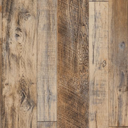 Arthome Abziehen und Aufkleben Klebefolie Claybank Holz,44cmx3m Natürliches Holz Maserung Möbelfolie Rustikal Selbstklebende Abnehmbare Wasserdichte Holz Tapete Vinyl Folie Tapete für Möbel von Arthome WALL DECOR
