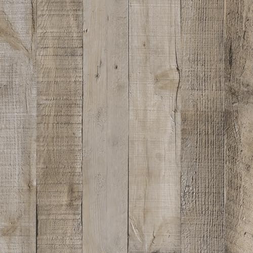Arthome Abziehen und Aufkleben Klebefolie Grau Holz,44cmx3m Natürliches Holz Maserung Möbelfolie Rustikal Selbstklebende Abnehmbare Wasserdichte Holz Tapete Vinyl Folie Tapete für Möbel von Arthome WALL DECOR