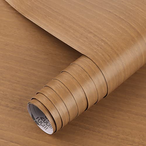 Arthome Abziehen und Aufkleben Klebefolie Selbstklebende Braun Holz Möbelfolie 42cmx3m Dekorative Vinyl Folie Für Arbeitsplatte Schränke Regal Leicht zu Reinigen Abnehmbare Wandverkleidung von Arthome WALL DECOR