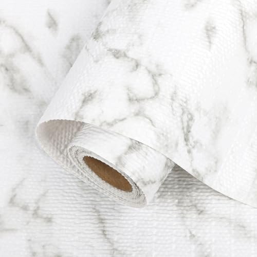 Arthome Schubladenmatte 30cmx3m Küche Schrankpapier, Schubladeneinlage rutschfeste Nicht Klebende Ölbeständig Wasserdicht Eva Kunststoff Protektor für kühlschrank zu Hause (Marmor) von Arthome WALL DECOR