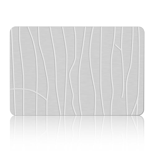 Arthome Stein Bad Matte Kieselgur Bad Matte 60x40cm Große rutschfeste Super Saugfähige Stein Dusche Matte für Bad Küche Kieselgur Stein Gericht Trocknen Matte Grau von Arthome WALL DECOR