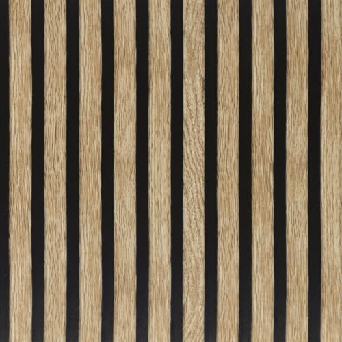 Arthome Wood Grating Wallpaper 17 "x120" Selbstklebende abziehbare Tapete Vinyl Dekorative Gray Tea Elm Stripe Grain Paper Film Vintage Wall Covering für Möbel Leicht zu reinigen von Arthome WALL DECOR