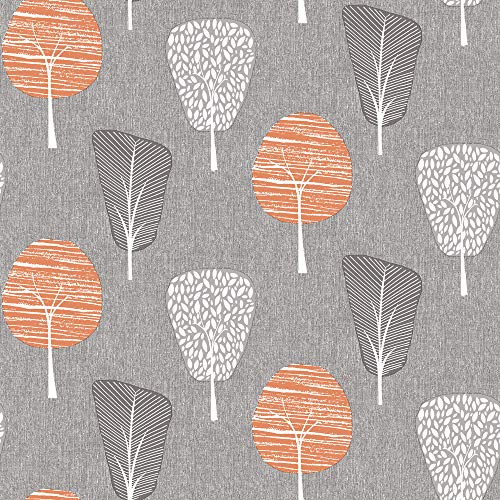 Retro Tree Orange von Arthouse