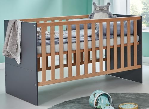 Arthur Berndt Babybett Alessio Anthrazit 70 x 140 cm Made in Germany von Arthur Berndt