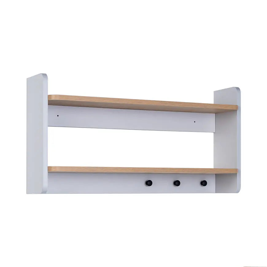 B-Ware Arthur Berndt Wandregal Regal Ablage Stauraum Lichtgrau Nagano Oak Kinderzimmer von Arthur Berndt