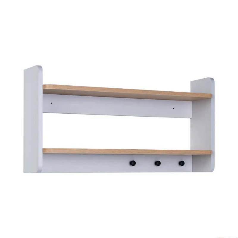 B-Ware Arthur Berndt Wandregal Regal Ablage Stauraum Lichtgrau Nagano Oak Kinderzimmer von Arthur Berndt