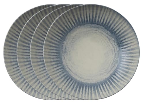 67382AA4 Arthur Krupp Set 4 Pizzateller Cm 32 Sunlight Blue Stoneware von Arthur Krupp
