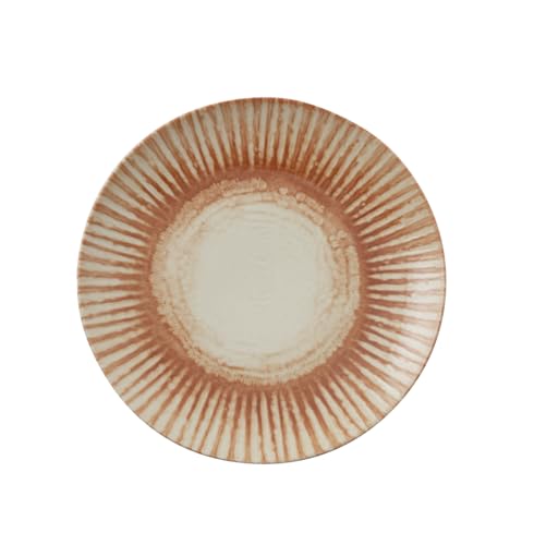 67382B02 Arthur Krupp Flacher Teller Cm 20 Sunlight Red Stoneware von Arthur Krupp