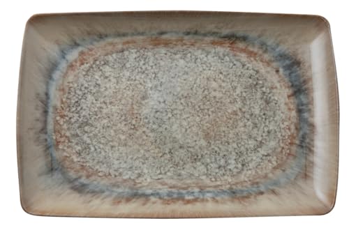 67384B29 Arthur Krupp Rechteckiger Teller Cm 35x22 Galaxy Venus Stoneware von Arthur Krupp