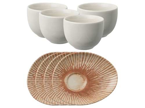 Arthur Krupp Kaffeeset Sunlight - Rot - Bio - 8-teilig von Arthur Krupp
